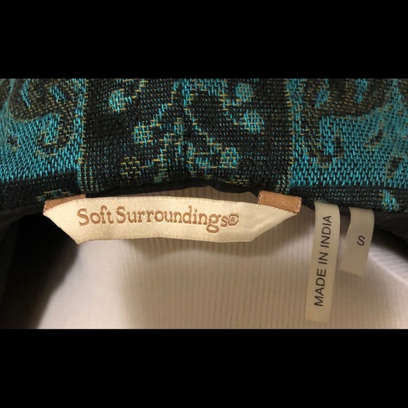 Soft Surroundings Topper, Size -Small(?Med)EUC,Made in- India - Picture 6 of 6